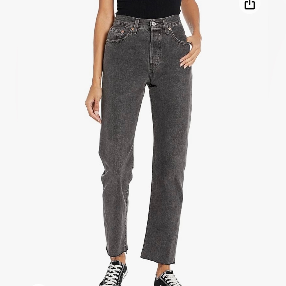 Women’s Levi 501 Original Fit jeans (more of a straight fit)